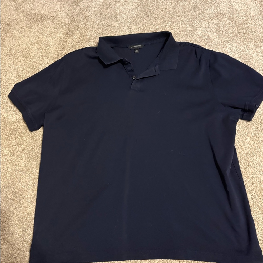 Banana Republic Dark Blue Men's Polo Shirt